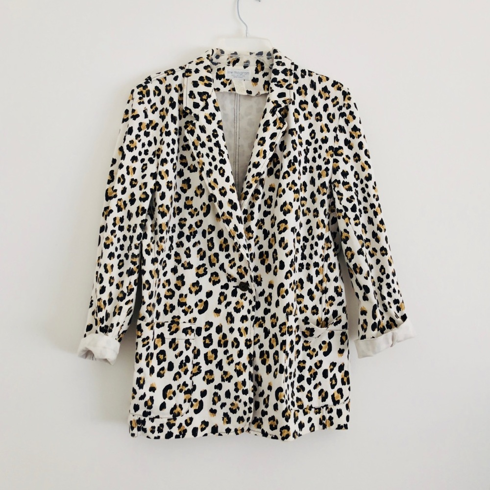 Animal Print JEAN Jacket